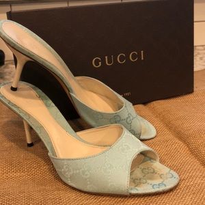 Gucci Baby Blue Slides